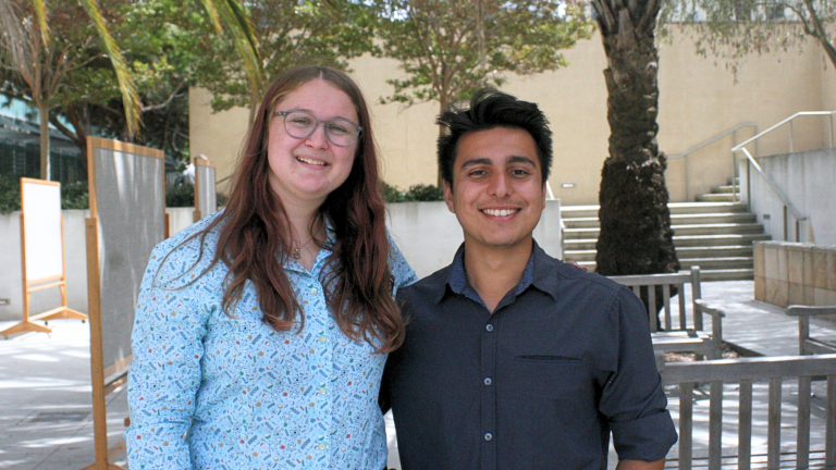 2023 Beckman Scholars Aurora de Tagyos and Jessy Gonzalez